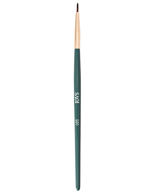 ultra thin eyeliner brush, achieve the most detailed of eye looks, flawless and even application, Winged eyeliner, Lining the lash line, Lining the waterline, Tight lining, Inner corner wing, Any detailed line work